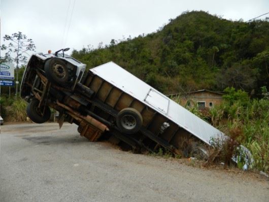 Truck Rollover Accident